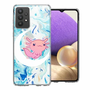Funda Carcasa Teléfono Doble Capa Para Samsung Galaxy A32 Axolotl Moon Mable - Imagen 1 de 1