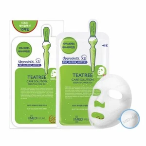Korea Mediheal Tea Tree Care Solution Essential Mask EX 24ml x 10 pcs Mask Pack - Picture 1 of 4