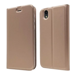 For Sharp Android One S3 Leather Flip Wallet Phone Case Protector Cover New - Picture 1 of 9