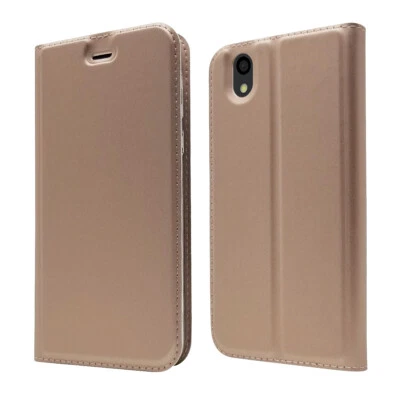 For Sharp Android One S3 Leather Flip Wallet Phone Case Protector Cover New - Image 1 of 4