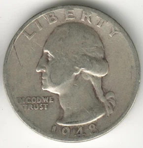 USA - 1948S - Washington ¼ $ - Silver Eagle - Low Mintage - #15199RG - Picture 1 of 2