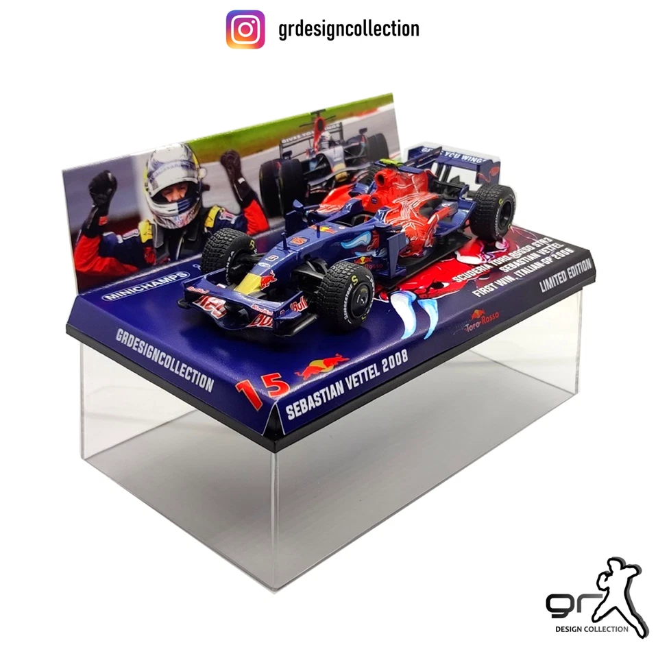 Sebastian Vettel - Toro Rosso STR3 - F1 Winner Italian GP 2008 /Altaya-IXO/ 1:43 - Immagine 1 di 4