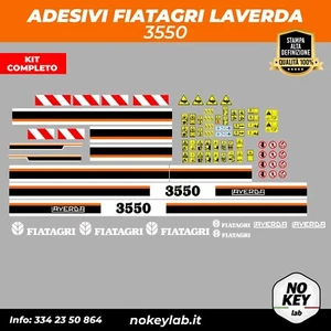 Fiatagri Laverda 3550 decalcomanie adesive kit completo - Bild 1 von 1
