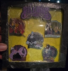 Disney Parks Villains Lairs Happy Halloween LE1500 Box Set of 5 Pin Trading ๐ - Picture 1 of 2
