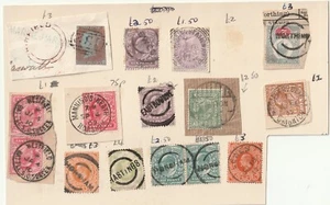 QV - KGV STAMPS & PIECES SUSSEX BRIGHTON HORSHAM WORTHING LEWES & SUB OFFICES - Picture 1 of 1
