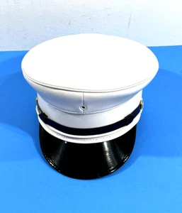 NEW KEYSTONE R-8A SOLID WHITE BELL CROWN DRESS CAP HAT SMALL 6 3/4 - 6 7/8 - Picture 1 of 5