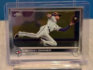 2022 Topps Chrome Update Bradley Zimmer Tampa Bay Rays #USC170 - Picture 1 of 2