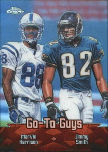2000 Topps Chrome Combos Refractors #TC4 Marvin Harrison Jimmy Smith - NM-MT - Picture 1 of 2