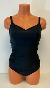 Panache Women's Anya Bra-Sized Balconnet One-Piece Swimsuit Black Size 32DD -