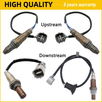 Sensor de oxígeno O2 aguas arriba + aguas abajo 4 piezas para Toyota Sienna 2012-2014 tracción delantera 3,5 L Foto 1 de 4