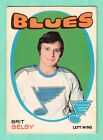 (1) Brit Selby 1971-72 O-Pee-Chee  # 226  Blues  Vg  Card (I6239)