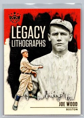 2021 Panini Diamond Kings #LL-16 Joe Wood Legacy Lithographs NrMt-Mint - Image 1 of 2