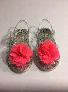 Sandalias Prewalk Zapatos Talla 5 Jalea Transparente Bebé - Imagen 1 de 6