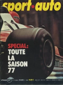 SPORT AUTO Nr. 191 12/1977 BILAN F1 TOUR DE CORSE CEVENNEN mit Beilage  - Bild 1 von 1