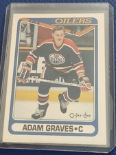 1990-91 O-Pee-Chee Adam Graves #480 Edmonton Oilers