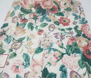 Waverly Rendezvous Peach Roses Collection Cotton Chintz Fabric Material Flowers - Picture 1 of 1