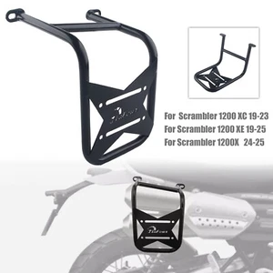 Für Triumph Scrambler 1200XC 2019-23 Gepäck Rack Seite Sattel Tasche Halterung - Picture 1 of 10