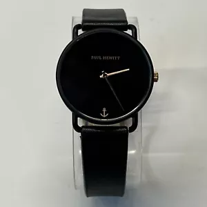 Paul Hewitt Mermaid Line, Sapphire Glass Unisex Black And Gold Watch. - Picture 1 of 9