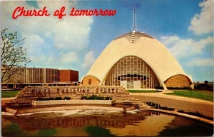 Kirche von morgen Oklahoma City OK Postkarte Vintage - Bild 1 von 2