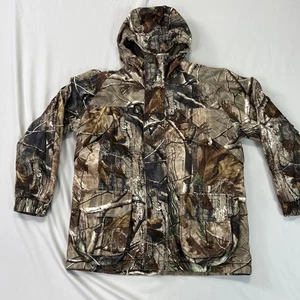 Cabelas Realtree Hunting Jacket Youth Medium Camo Camouflage Insulated Hooded - Picture 1 of 24