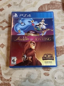 Disney Classic Games Aladdin und der König der Löwen - Sony PlayStation 4 PS4 Spiel EUC - Bild 1 von 3