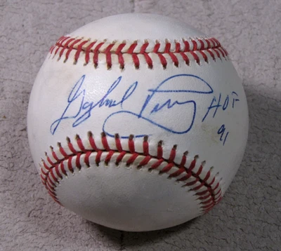 Gaylord Perry Signed Baseball Auto Inscribed "HOF 91" on Offical AL Ball - Image 1 of 2