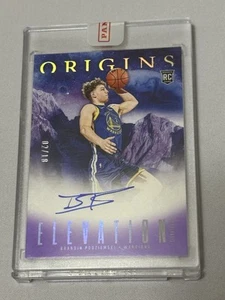 2023-24 Panini Origins Elevation FOTL Prpl Brandin Podziemski RC Auto 2/18 = 1/1 - Picture 1 of 3