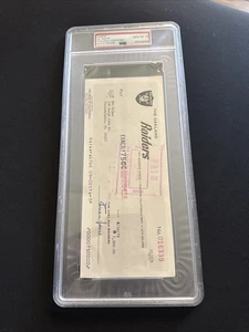Rare 1977 AL DAVIS Signed OAKLAND RAIDERS Check-HALL OF FAME-PSA 10 - Picture 1 of 4
