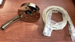 NEW Brizo 86275-PG-2.5 2.5 GPM Multi Function Shower Head Polished Gold B38 - Bild 1 von 3