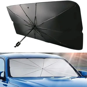 Foldable Car Windshield Sun Shade Umbrella Front Window Visor Cover UV Protector - Picture 1 of 14