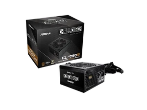 ASRock Challenger CL-750B 750W 80 PLUS BRONZE Certified Non-Modular Power - Picture 1 of 5