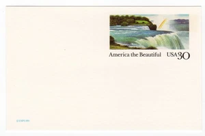 Scott #UX158 America the Beautiful Niagra Falls Stamped Postal Card - Picture 1 of 1