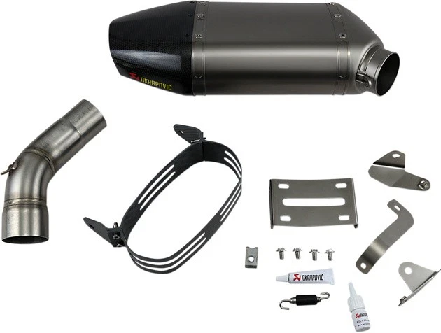 Akrapovic Slip-On Muffler Titanium/Carbon for Kawasaki ZX600P Ninja ZX-6R 07-08 - Imagem 1 de 1