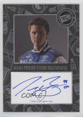 2010 Press Pass Press Pass Signings Silver /75 Trevor Bayne Auto - Image 1 of 2