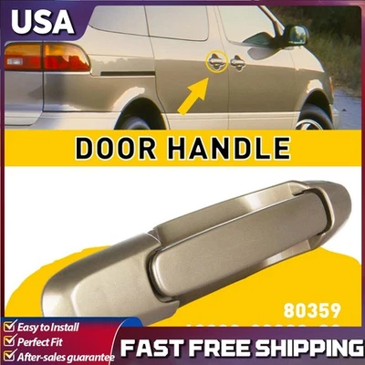 Manija de puerta 98-03 para Toyota Sienna exterior corredera trasera derecha lado izquierdo beige Foto 1 de 4