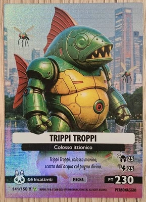 Card Nucleare 141 TRIPPI TROPPI Skifidol Italian Brainrot Serie Gamma  - Immagine 1 di 2