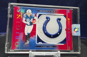 2025 Panini Origins Tyler Warren Rookie Jumbo Colts Patch Logo* READ🔥🐴🐴🔥🇺🇲 - Picture 1 of 8