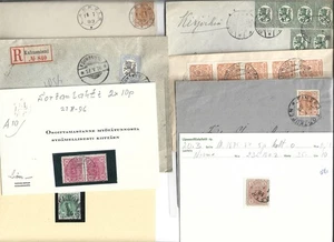 Finland, Impressive Postal History+A Few Stamp Classics, Research, 10 Cards(J73) - Picture 1 of 11
