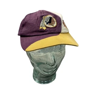 Redskins NFL Vintage Cap Mütze verstellbarer Druckknopf Herren gelb rot - Bild 1 von 4