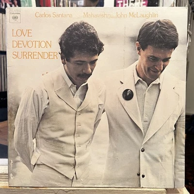 [ROCK]~EXC LP~Carlos SANTANA~John MCLAUGHLIN~Love Devotion Surrender~[1973~CBS] Foto 1 de 4