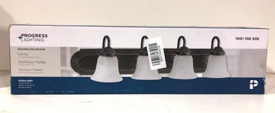 Progress Lighting Solvang 30 in. 4-Light Antique Bronze Vanity Light New - Image 1 of 3