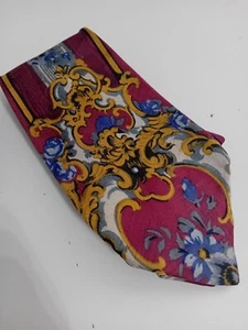 Kenzo Paris 100% Silk Tie Y2k? Floral Gift Office Formal Smart Suit - Picture 1 of 4