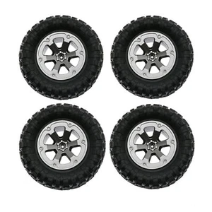 For WPL B-14 B-14K B-16 B-16K C-14 C-14K C-24 C-24K Rubber Tires Car Wheel Rims - Picture 1 of 8