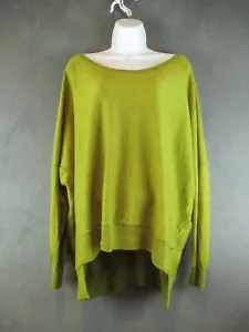 Eileen Fisher Sweater Women XL Green Oversized Lagenlook Merino Wool Sustainable - Picture 1 of 11