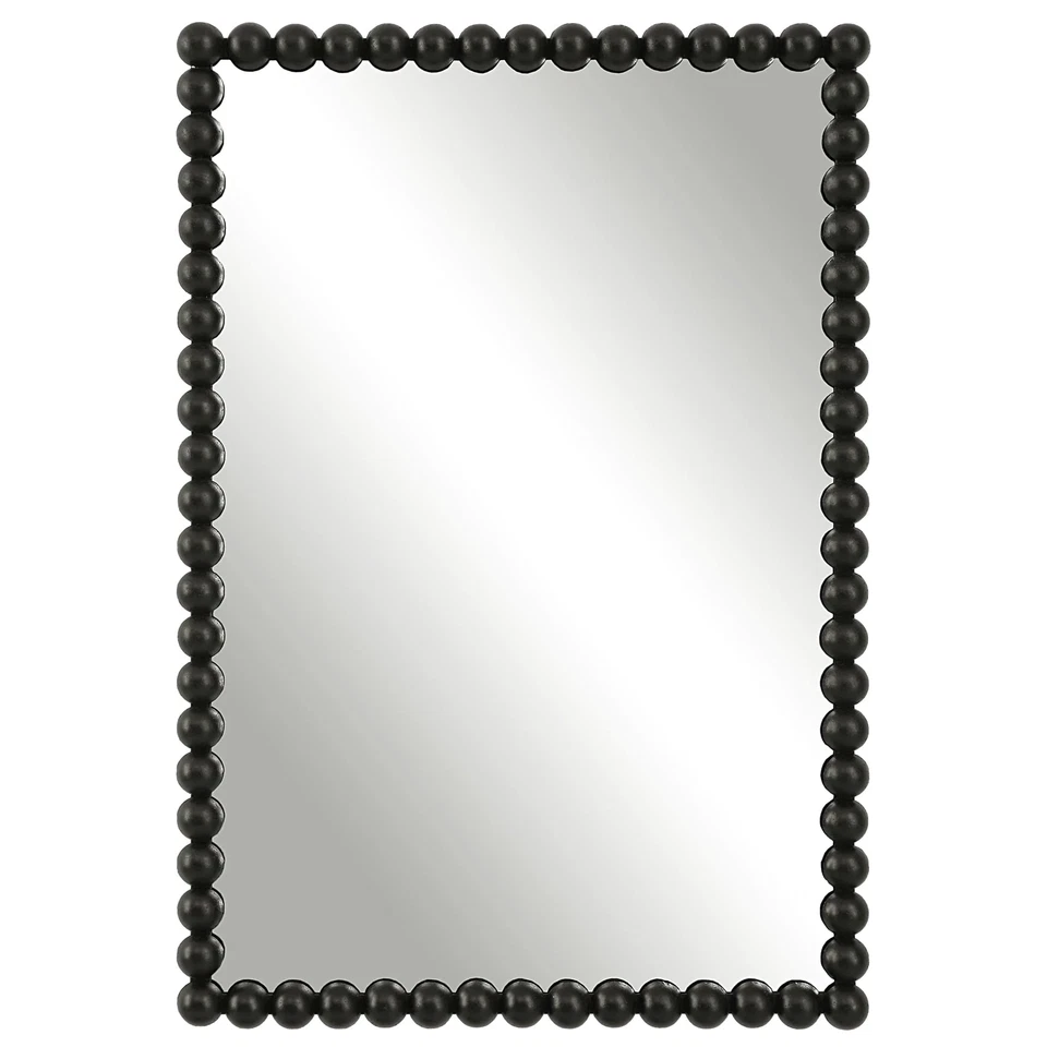 Serna Black Vanity Mirror - Image 1 of 4
