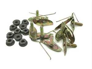 10 clips de moldura para guardabarros de puerta con tuercas para moldura de 1" de ancho para Ford bkfl - Imagen 1 de 1