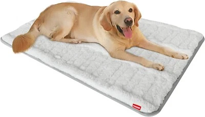 Dog Bed Crate Mat, Soft Plush Dog Bed Pad Machine Washable Crate Pad 48"X30" - Image 1 of 4