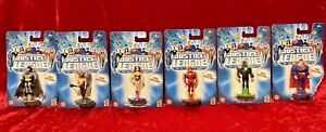NEW Justice League Unlimited Metal Collection Lot Of 6 Mini Figures Mattel 2004
