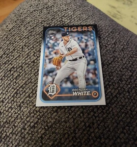 2024 Topps Baseball Brendan White RC #8 Detroit Tigers - Picture 1 of 2