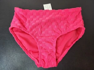 Girls Kids Pink Textured Bikini Swim Bottom Size Medium (8) Art Class - Picture 1 of 9